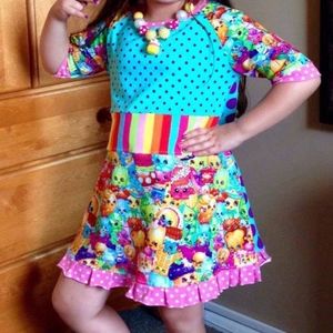 Custom SHOPKINs Dress 15 x 25